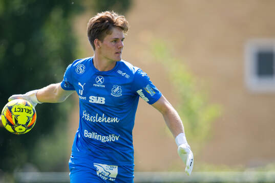 IFK Hässleholms målvakt Liam Bengtsson
