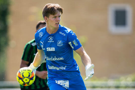 IFK Hässleholms målvakt Liam Bengtsson