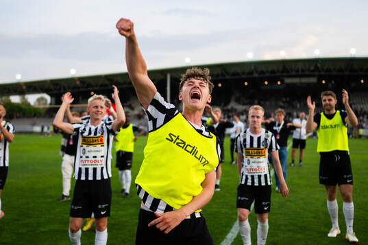 Landskronas Max Nilsson jublar
