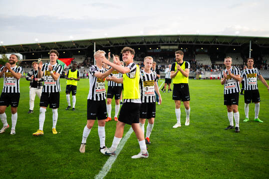 under fotbollsmatchen i Superettan mellan Landskrona och