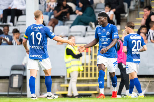 Trelleborgs Tobias Karlsson och Abel Ogwuche