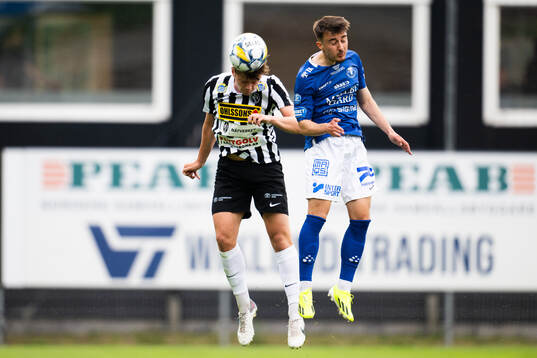 Landskronas Max Nilsson och Trelleborgs Armin Culum  i