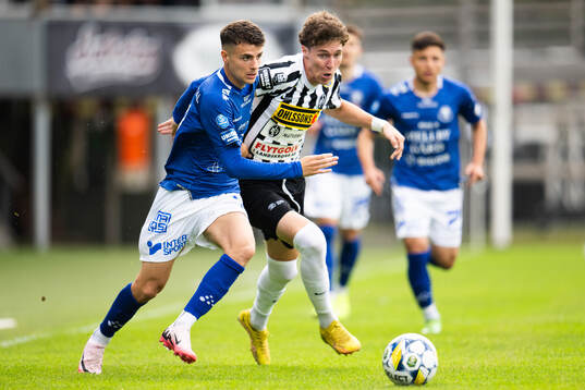 Landskronas Samuel Burakowsky och Trelleborgs Eren Alievski