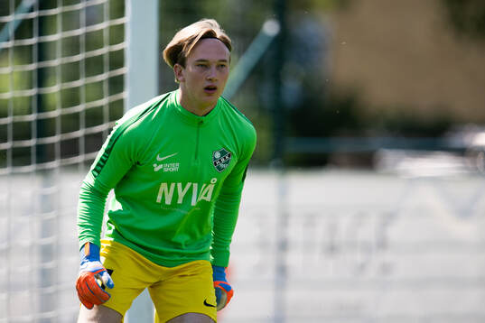 Högaborgs målvakt Cristian Haskel