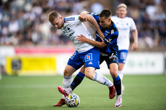 IFK Norrköpings Dino Salihovic och Sirius Leo Walta