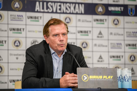 Sirius tränare Christer Mattiasson