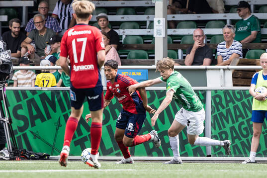 Östers Lukas Bergquist och Brages Johan Arvidsson