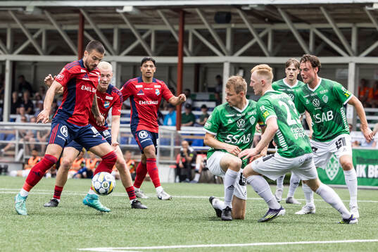 Östers Vladimir Rodic och Brages Alexander Zetterström