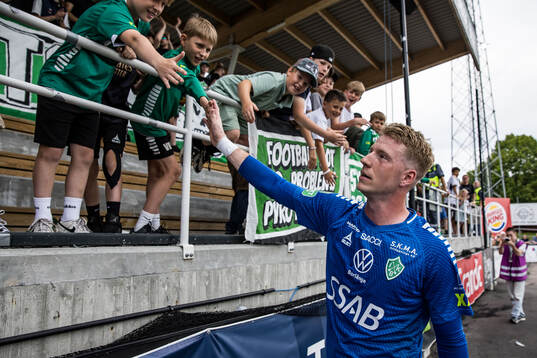 Brages målvakt Viktor Frodig