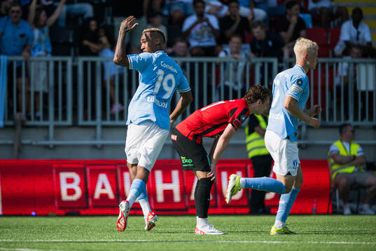 Malmö FFs Derek Cornelius jublar