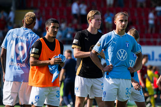 Malmö FFs spelare deppar