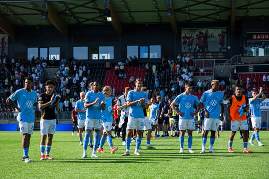 Malmö FFs spelare tackar publiken