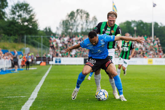 Halmstads Vinicius Nogueira De Oliveira och GAIS August
