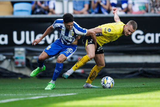 IFK Göteborgs Thomas Santos och Elfsborgs Gustav Henriksson