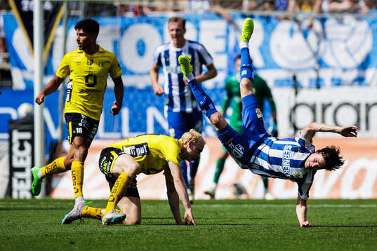 Elfsborgs André Boman och IFK Göteborgs Gustaf Norlin