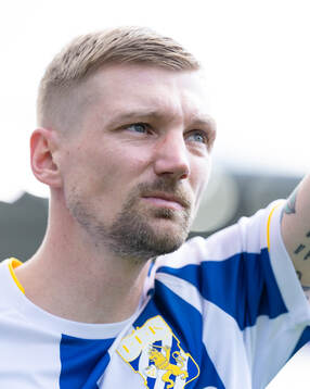 IFK Göteborgs Sebastian Eriksson innan fotbollsmatchen i