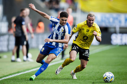 IFK Göteborgs Thomas Santos och Elfsborgs Niklas Hult