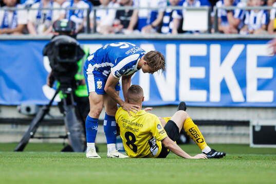 IFK Göteborgs Linus Carlstrand och Elfsborgs Sebastian