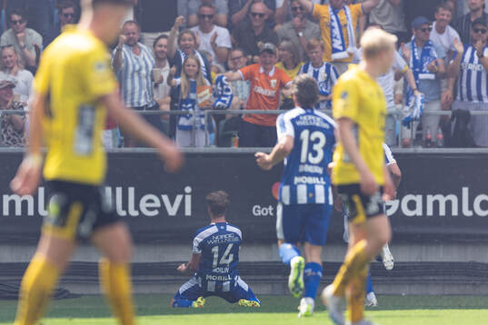 IFK Göteborgs Gustaf Norlin jublar