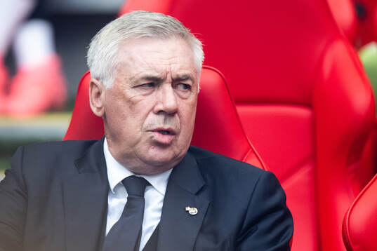 Head coach Carlo Ancelotti of Real Madrid