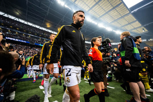 Dani Carvajal of Real Madrid