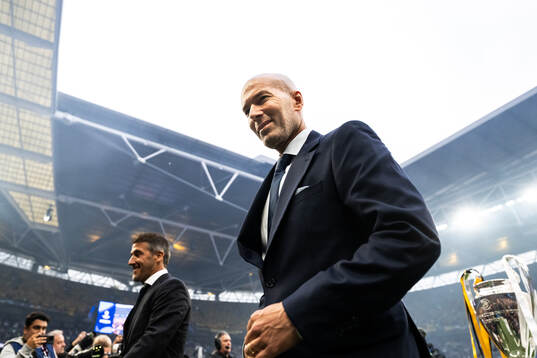 Former player Zinedine Zidane
