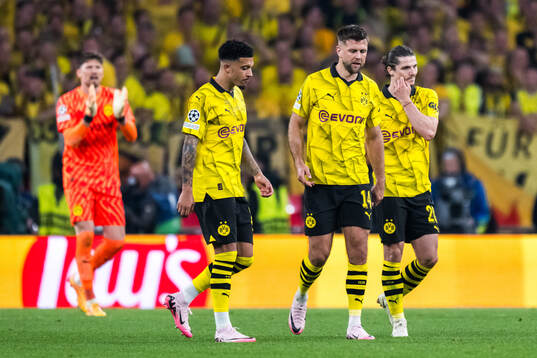 Jadon Sancho, Niclas Fullkrug, and Marcel Sabitzer of