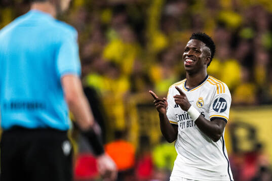 Vinicius Junior of Real Madrid celebrates