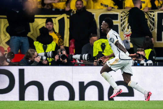 Vinicius Junior of Real Madrid celebrates