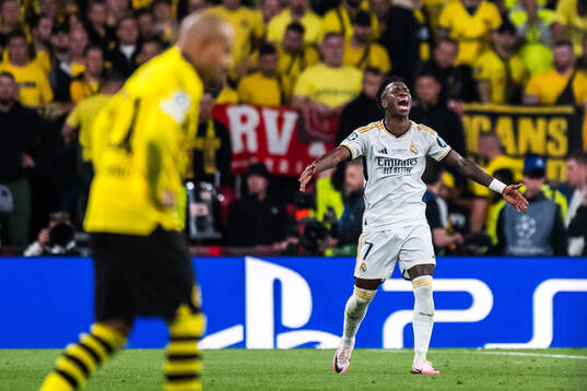 Vinicius Junior of Real Madrid celebrates