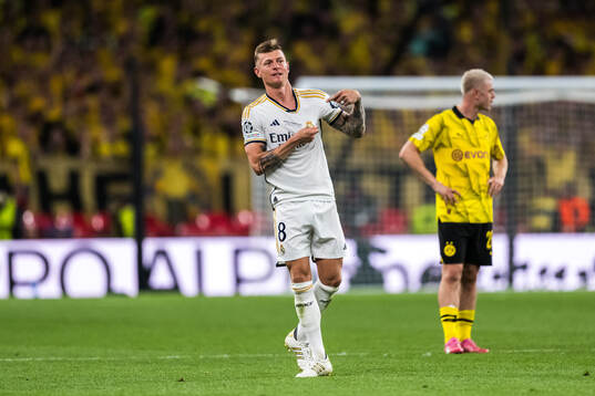Toni Kroos of Real Madrid