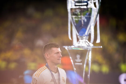 Toni Kroos of Real Madrid celebrates