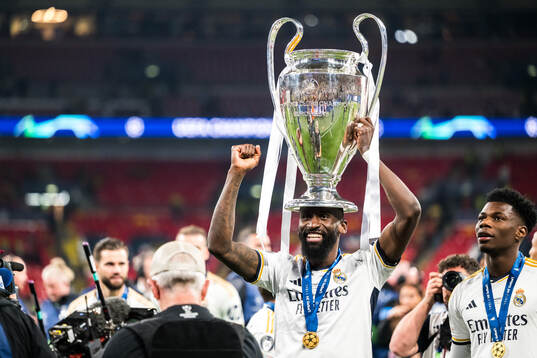 Antonio Rudiger of Real Madrid celebrates