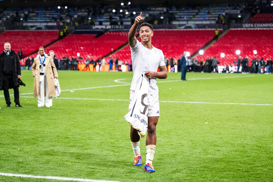 Jude Bellingham of Real Madrid celebrates