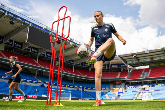 Karina Sævik of the Norwegian women's national football