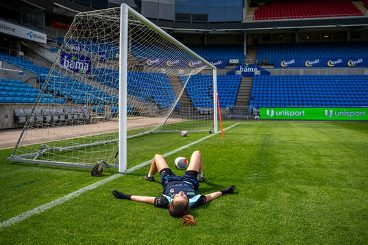 Goalkeeper Cecilie Fiskerstrand of the Norwegian women's