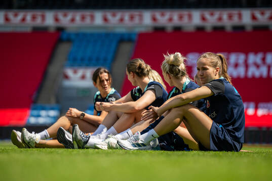 Guro Reiten of the Norwegian women's national football team