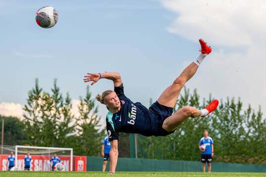 Erling Braut Haaland of the Norwegian national football team
