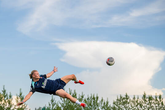 Erling Braut Haaland of the Norwegian national football team