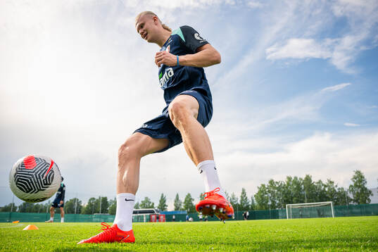Erling Braut Haaland of the Norwegian national football team