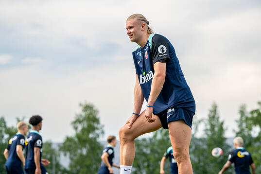 Erling Braut Haaland of the Norwegian national football team