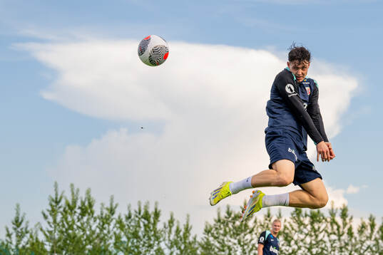 Jørgen Strand Larsen of the Norwegian national football