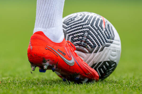The Nike football shoe of Erling Braut Haaland of the