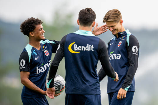 Oscar Bobb and David Møller Wolfe of the Norwegian