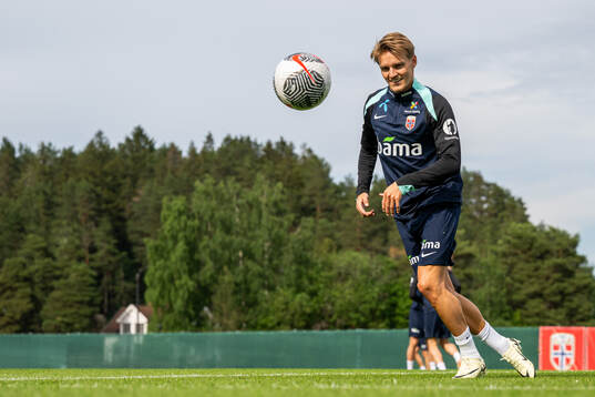 Martin Ødegaard of the Norwegian national football team
