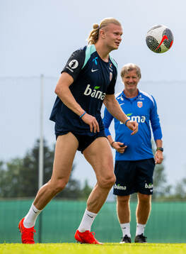 Erling Braut Haaland of the Norwegian national football team