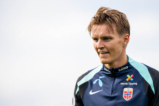 Martin Ødegaard of the Norwegian national football team
