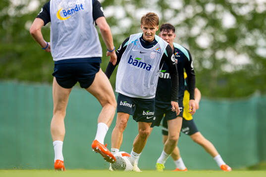 Martin Ødegaard of the Norwegian national football team