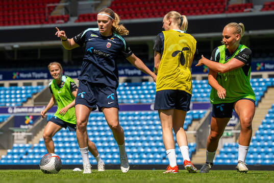 Signe Gaupset of the Norwegian women's national football