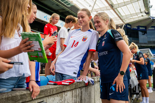 Mathilde Harviken of the Norwegian women's national